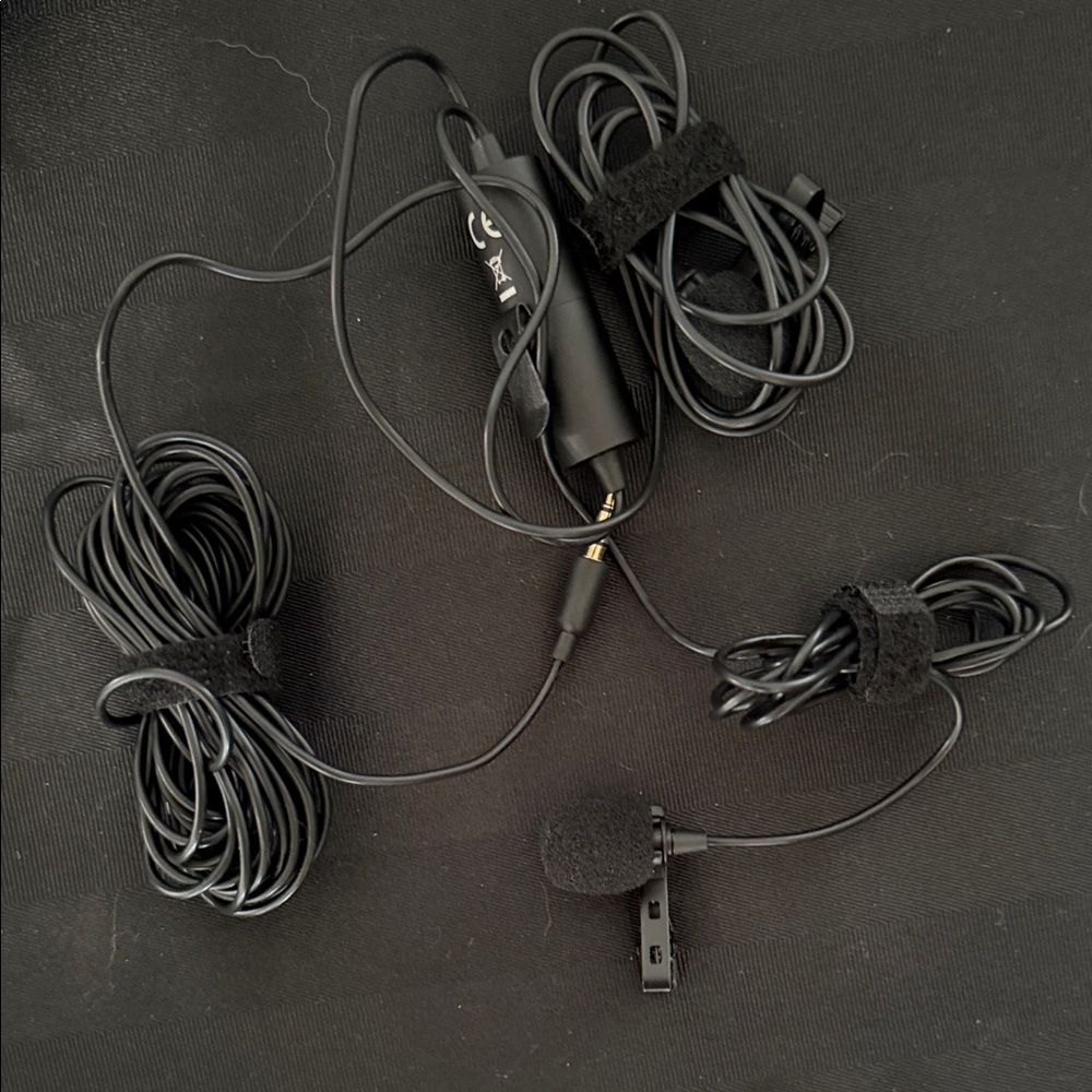 Black Lavalier Microphone Set​